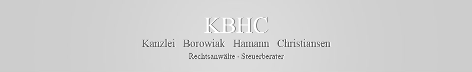 KBHC - Kienast, Borowiak, Hamann, Christiansen - Rechtsanwälte · Steuerberater